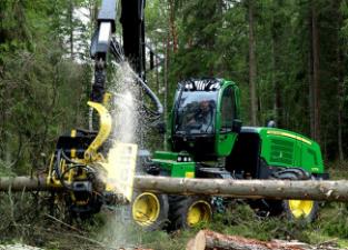 Machines forestières Abatteuse forestière John Deere 1270 E