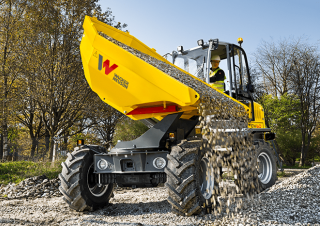 Bennes sur pneus Wacker Neuson DV60 dual view