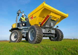 Bennes sur pneus Wacker Neuson DV60 dual view
