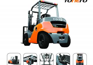 Chariots élevateurs frontaux à gaz Toyota 8 FG 45N 