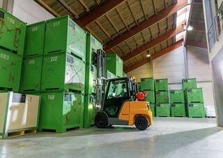 Chariots élevateurs frontaux à gaz Jungheinrich TFG 425s 