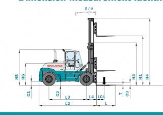 Konecranes SMV 32-1200 B Dimensions et taille