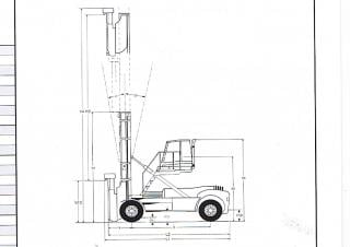 Linde C 80/5 Dimensions et taille