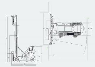 Linde C 90/6 Dimensions et taille