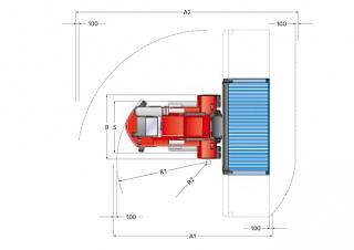 Kalmar DCE 70-40 E5 Dimensions et taille