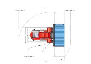 Kalmar DCE 90-45 E6 Dimensions et taille