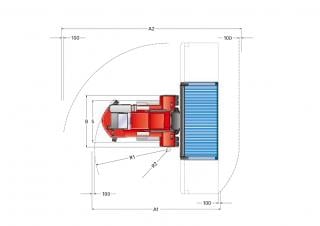 Kalmar DCE 90-45 E7 Dimensions et taille