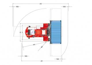 Kalmar DCF 100-45 E5 Dimensions et taille