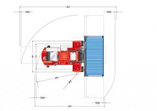 Kalmar DCF 100-45 E6 Dimensions et taille