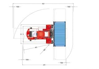Kalmar DCF 100-45 E7 Dimensions et taille