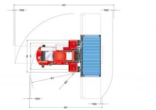 Kalmar DCF 100-45 E8 Dimensions et taille
