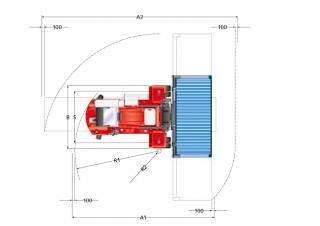 Kalmar DCF 70-40 E4 Dimensions et taille