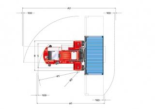 Kalmar DCF 70-40 E5 Dimensions et taille