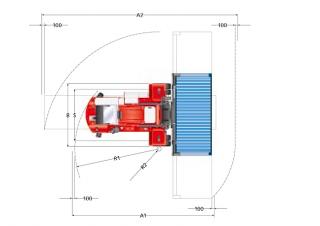 Kalmar DCF 80-45 E8 Dimensions et taille