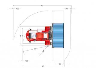 Kalmar DCF 90-45 E6 Dimensions et taille