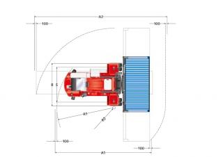 Kalmar DCF 90-45 E7 Dimensions et taille