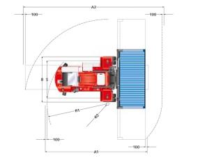 Kalmar DCF 90-45 E8 Dimensions et taille