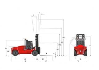 Kalmar DCG 100-6 Dimensions et taille