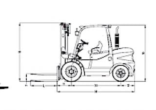 Maximal FD 40 T-M1GG3 Dimensions et taille