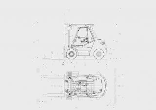 Linde H80/1100D Dimensions et taille