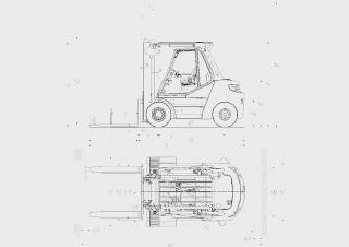 Linde H80D Dimensions et taille
