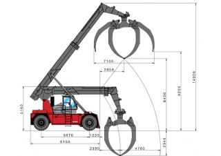 Kalmar RTD3026 Dimensions et taille
