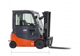 Chariots élevateurs frontaux  electriques Toyota 8 FBMT 45