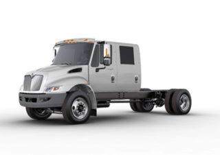 Camions Chassis International Durastar 4300 107 SBA Crew Cab Cummins B6.7