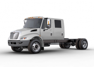 Camions Chassis International Durastar 4300 107 SBA Crew Cab Cummins L9