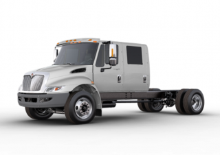 Camions Chassis International Durastar 4400 107 SBA Crew Cab Cummins B6.7