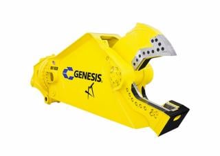 Pièces jointes Cisaille pour ferailles et acier Genesis GXT 665R