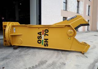 Pièces jointes Cisaille pour ferailles et acier OSA Demolition Equipment SH70