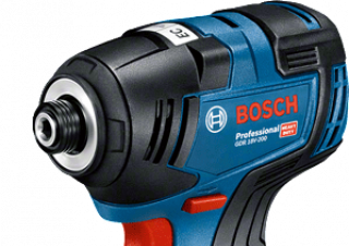 Outils électriques sans fil Clés et tournevis à chocs sans fil Bosch GDR 18V-200