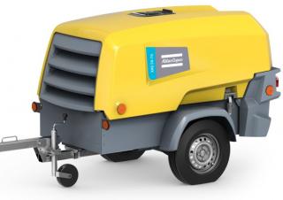 Compresseurs d'air Compresseurs d'air portable - Gasoil, Electrique, Essence Atlas Copco XAS 58-7 KdG 6 kVA
