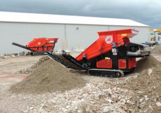 Installation de criblage mobile Red Rhino 3 WAY SCREENER
