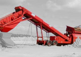 Installation de criblage mobile Terex-Finlay 390