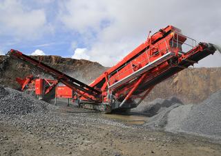 Installation de criblage mobile Terex-Finlay 693+