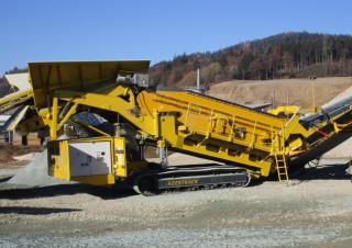 Installation de criblage mobile Keestrack C8