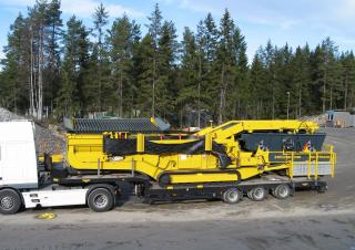 Installation de criblage mobile Keestrack Explorer 1500