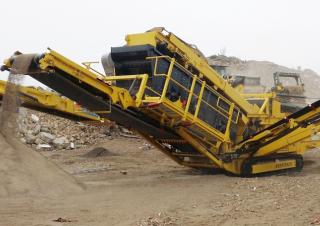 Installation de criblage mobile Keestrack Explorer 1500
