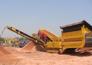 Installation de criblage mobile Keestrack Explorer 1500