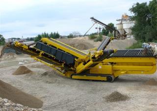 Installation de criblage mobile Keestrack Explorer 1800-3 Deck