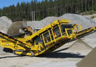 Installation de criblage mobile Keestrack Explorer 1800