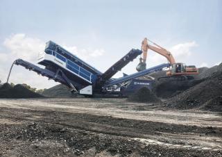 Installation de criblage mobile Kleemann MS 702 EVO