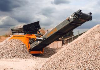 Installation de criblage mobile Rockster RSS712