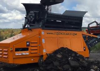 Installation de criblage mobile Rockster RSS712