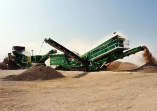 Installation de criblage mobile McCloskey S190 3-Deck