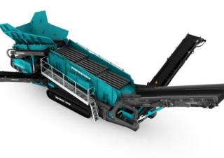 Installation de criblage mobile Powerscreen Warrior 2400