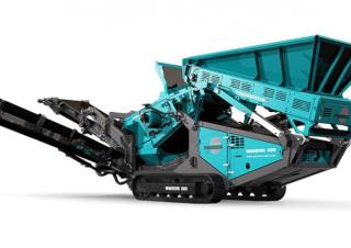 Installation de criblage mobile Powerscreen Warrior 600