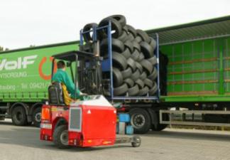 Chariots élévateurs à fourche montés sur camion Chariots élévateurs  embarqués diesel Palfinger F3 201 Pro